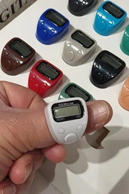 Vindora Mini Dijital İlmek Sayacı – Parmağa Takılabilir Örgü Sayacı