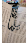 Sevimli Kedi Figürlü Kitap Ayracı | Dekoratif Metal Bookmark